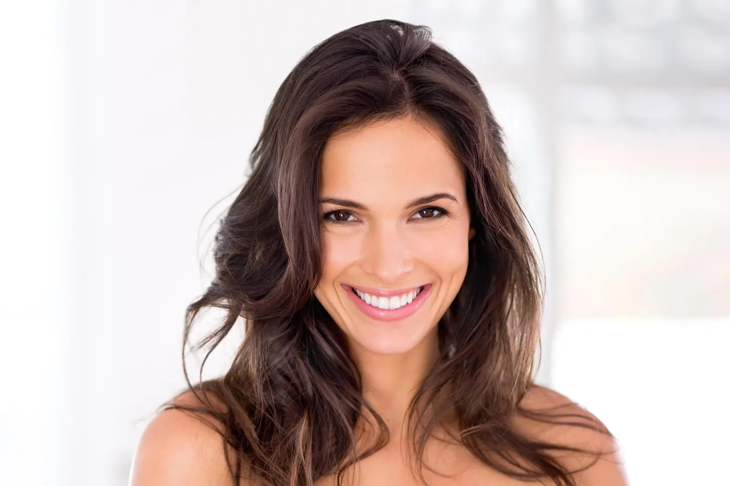cosmetic dermatology beautiful woman smiling